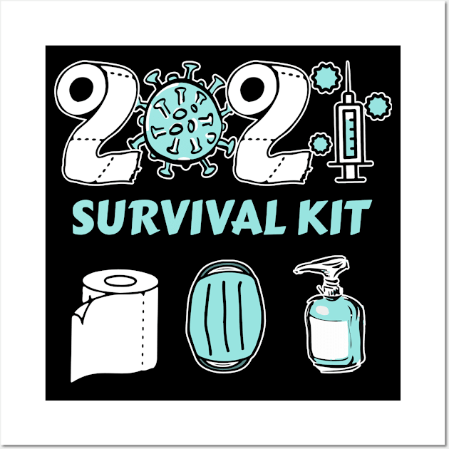 2021 survival kit Wall Art by Bghight Colors